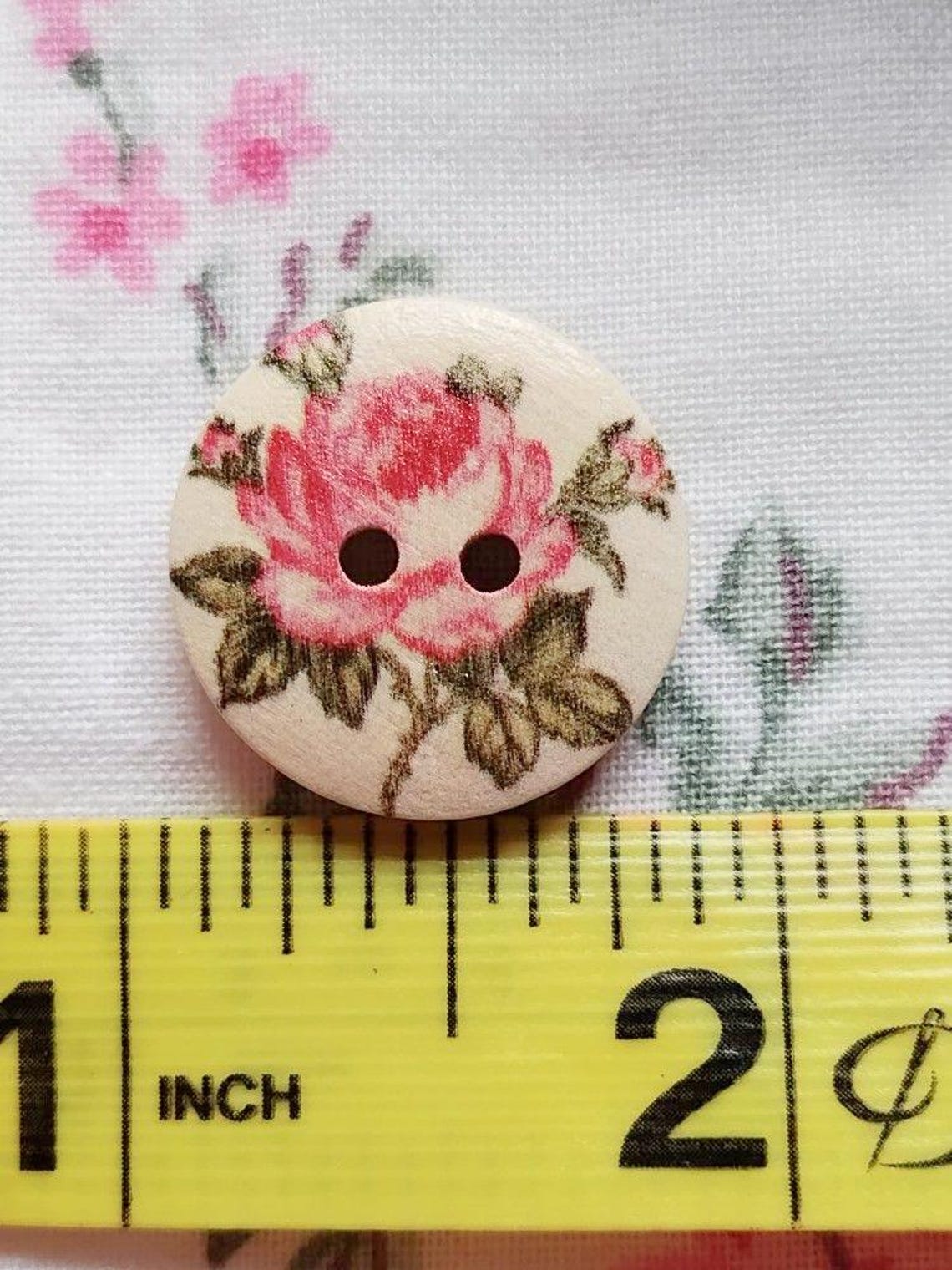 Spring Color Buttons For Crafts Spring Floral Wooden Painted Buttons - Set of 25 - Etsy