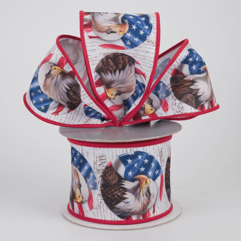Eagle Ribbon Sold by the Yard ** Listing is for 1 Yard ** 2 1/2