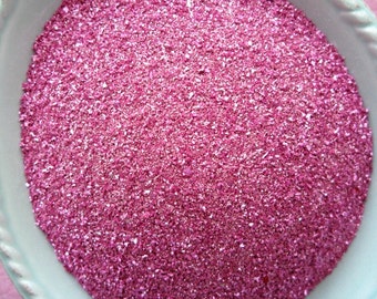 German Glass Glitter - Strawberry Pink - 90 Grit - 1 ounce