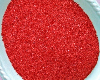 German Glass Glitter - Candy Apple Red - 90 Grit - 1 ounce