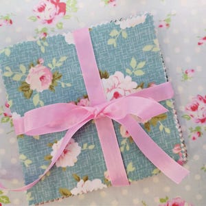 Vintage Style Floral Charm Pack - 5&quot; X 5&quot; - Set of 42 Fabric Squares