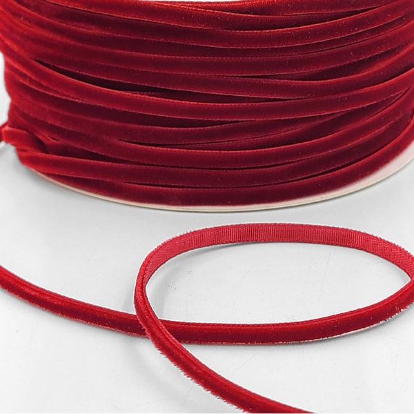 Red Velvet Ribbon Etsy