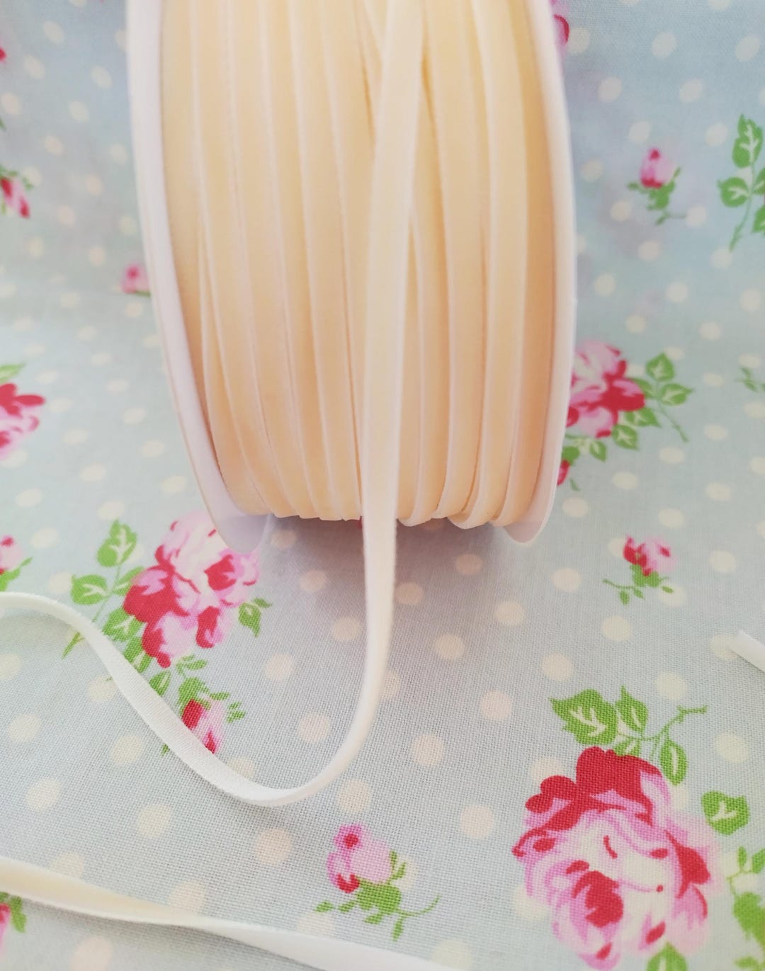 Buttercream Velvet String Ribbon - 1/8 Inch - 1 Yard - Etsy
