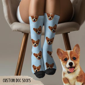 Custom Pet Face Socks - Personalized Dog Socks, Unique Gift for Pet Lovers