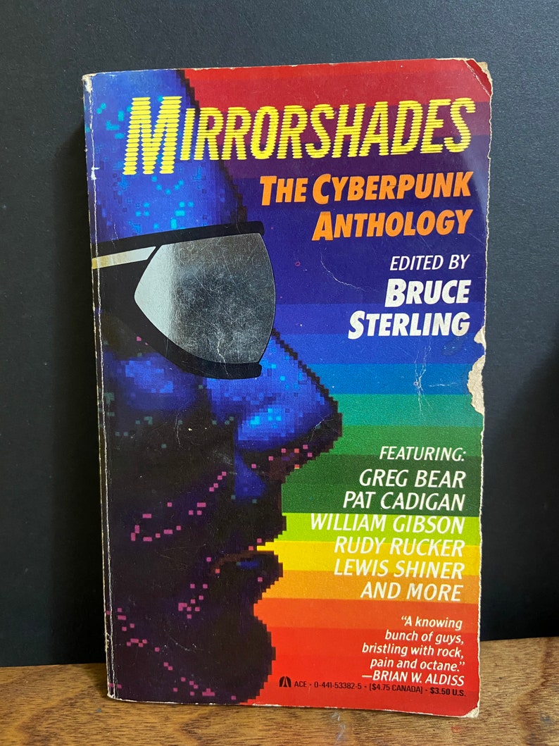 Vintage 1988 Mirrorshades The Cyberpunk Anthology Edited by Etsy