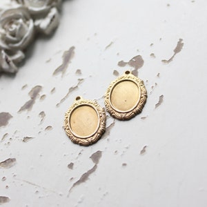 USA Made Brass Settings 12x10mm
