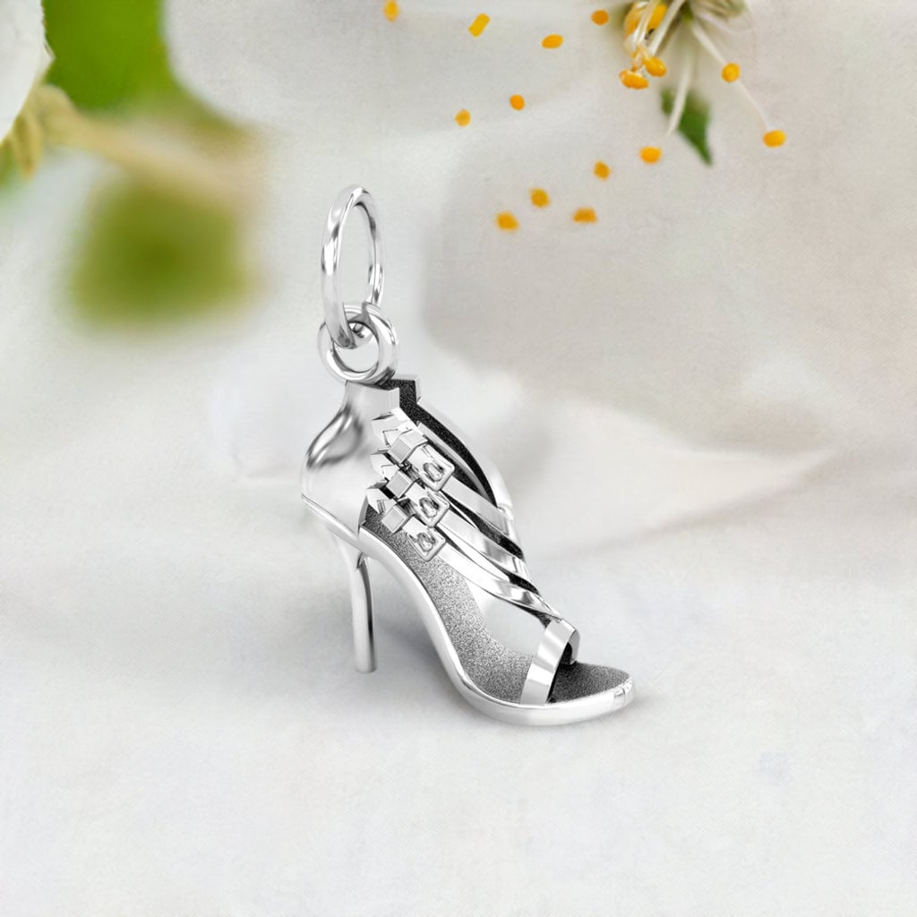 Scarpa tacco argento clearance