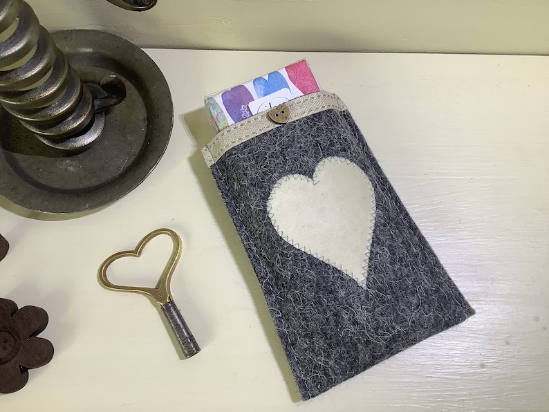 100/% wool Pocket tissue holder Mothers day gift