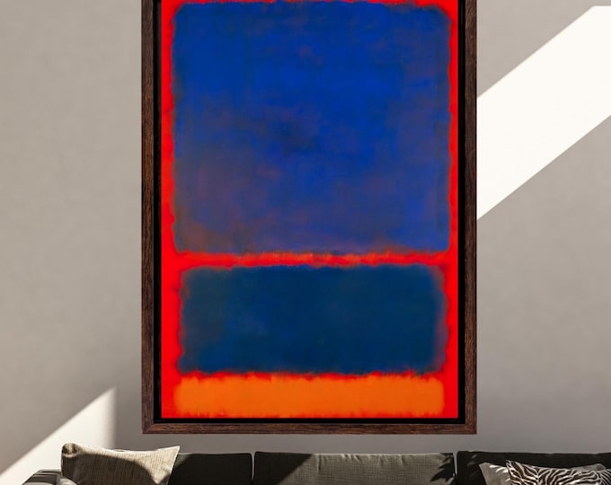 Rothko Canvas Wall Art Rothko Poster ,Museum Quality Abstract Mark Rothko Poster,Rothko Wall Art, Modern Exhibition Art ,Gift Wall Art decor