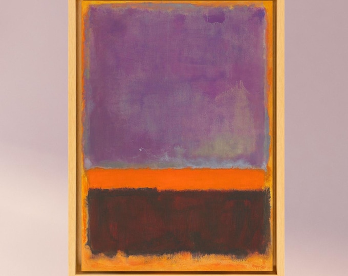 Rothko Canvas Wall Art Rothko Poster ,Museum Quality Abstract Mark Rothko Poster,Rothko Wall Art, Modern Exhibition Art ,Gift Wall Art decor