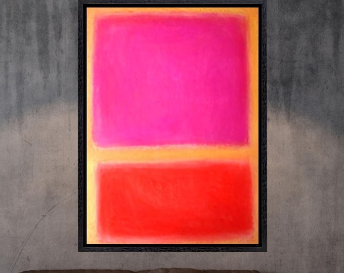 Rothko Abstract Canvas Art Print: Modern Wall Decor