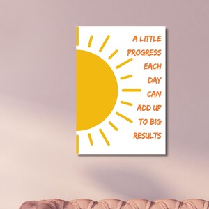 Success Iceberg Canvas Wall Art, Motivational Decor, Motivational Print, Success Wall Art, Success Wall Art, Motivational Canvas Poster