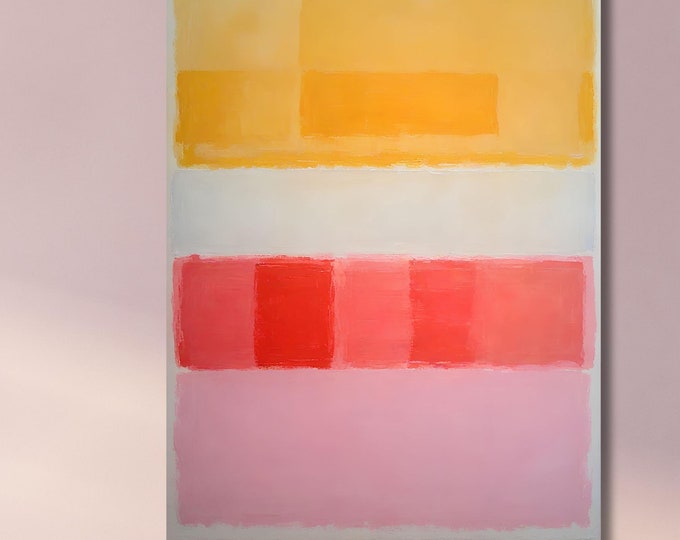 Rothko Canvas Wall Art Rothko Poster ,Museum Quality Abstract Mark Rothko Poster,Rothko Wall Art, Modern Rothko Exhibition Art ,Rothko Gift