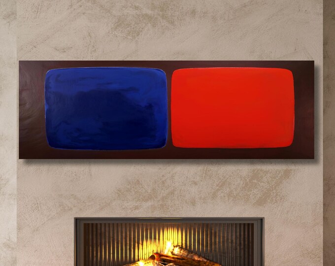 Panoramic Mark Rothko Canvas Print: Vintage Abstract Art