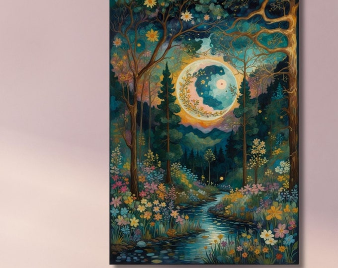 Gustav Klimt Canvas Wall Art Klimt Print, Klimt Canvas Poster, Gustav Klimt Poster, Klimt Exhibition Painting, Flower Garden Flower Market