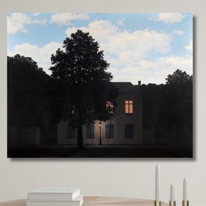 René Magritte Canvas Wall Art,Rene Magritte,Rene ,Rolled Print,Poster Art,Reproduction Print Art,Christmas Gift,Rene Canvas Magritte Print
