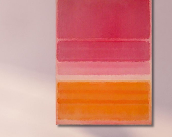 Rothko Canvas Wall Art Rothko Poster ,Museum Quality Abstract Mark Rothko Poster,Rothko Wall Art, Modern Rothko Exhibition Art ,Rothko Gift