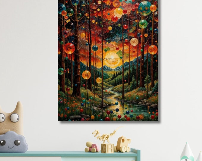 Gustav Klimt Canvas Wall Art Klimt Print, Klimt Canvas Poster, Gustav Klimt Poster, Klimt Exhibition Painting, Flower Garden Flower Market