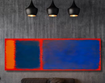 Panoramic Mark Rothko Canvas Art Famous Art,Canvas Large Wall Art,Vintage Art,Rothko Art,Gift Rothko  Wall Art Prints, Rothko Exhibition art