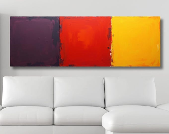 Mark Rothko Style Canvas Art Famous Art,Panoramic Large Wall Art,Vintage Art,Rothko Art,Gift Rothko  Wall Art Prints, Rothko Exhibition art