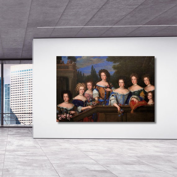Gascar Ladies throwing flowers Canvas Wall Art Hieronymus Bosch Print Poster Anthony Wall Art Bosch Giclee Wall Art Bosch gift