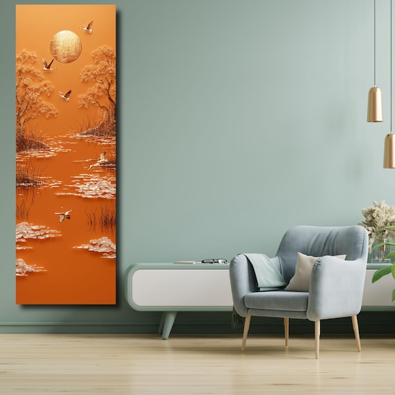 Vertical Forest Canvas Print: Tall Tree, Mountain Wall Art