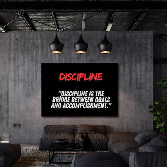 Disipline Motivational Decor,Motivational Print, Digital Download, Wall Art, A Little Progress Each Day Can Add Up To Big Results Poster art