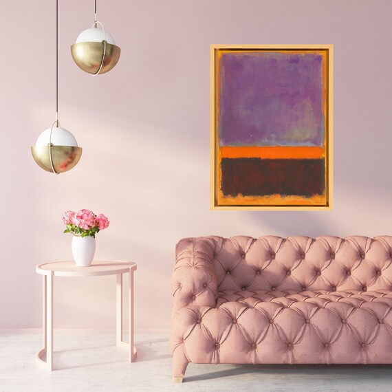 Rothko Canvas Wall Art Rothko Poster ,Museum Quality Abstract Mark Rothko Poster,Rothko Wall Art, Modern Exhibition Art ,Gift Wall Art decor