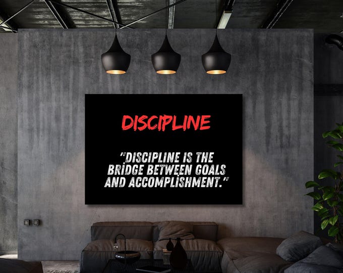 Motivational Wall Art Print: A Little Progress Each Day Quote
