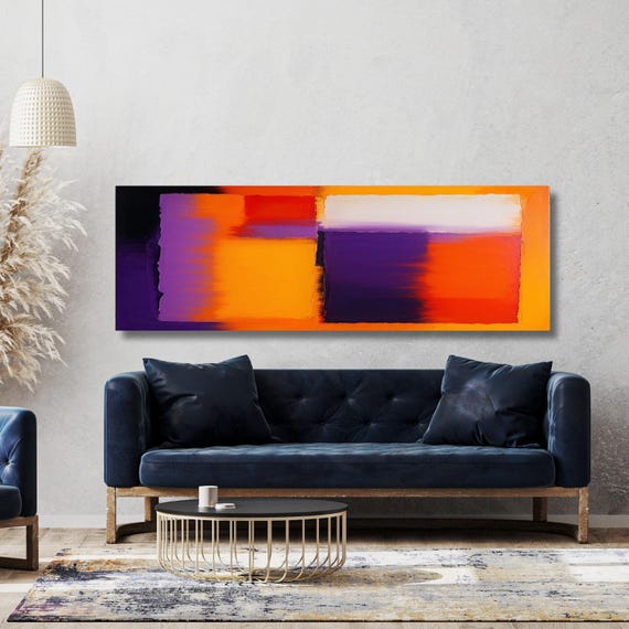 Panoramic Mark Rothko Canvas Art Famous Art,Canvas Large Wall Art,Vintage Art,Rothko Art,Gift Rothko  Wall Art Prints, Rothko Exhibition art