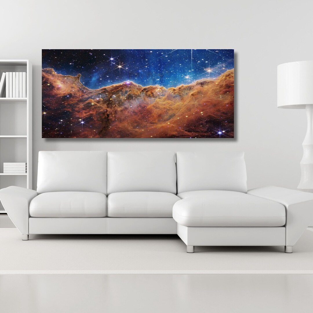 James Webb Telescope Carina Nebula Canvas Art: NASA Space Poster - Etsy