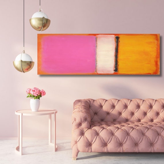 Panoramic Mark Rothko Canvas Art Famous Art,Canvas Large Wall Art,Vintage Art,Rothko Art,Gift Rothko  Wall Art Prints, Rothko Exhibition art