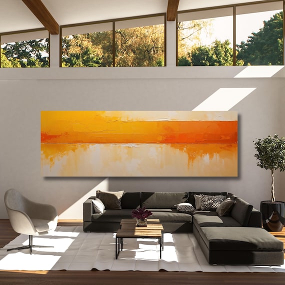 Panoramic Mark Rothko style Canvas Art Famous Art,Canvas Large Wall Art,Vintage Art,Rothko Art,Gift Rothko Wall Art Rothko Sun Exhibition