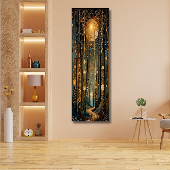 Vertical Forest Canvas Print: Tall Tree, Mountain Wall Art