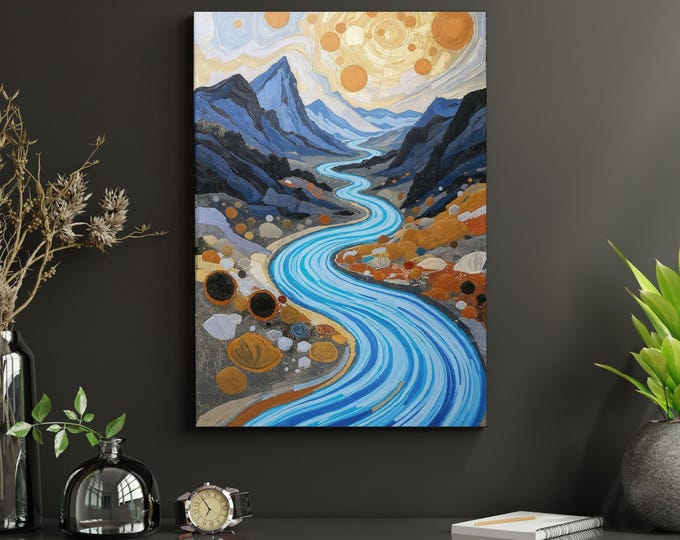 Full Moon Wildflower Klimt Canvas Wall Art Klimt Print Klimt Canvas Poster, Gustav Klimt Poster Klimt Exhibition Flower Garden Flower Market