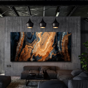 Anneaux d&#39;arbre, toile, art mural, élégant, naturel, décoration murale