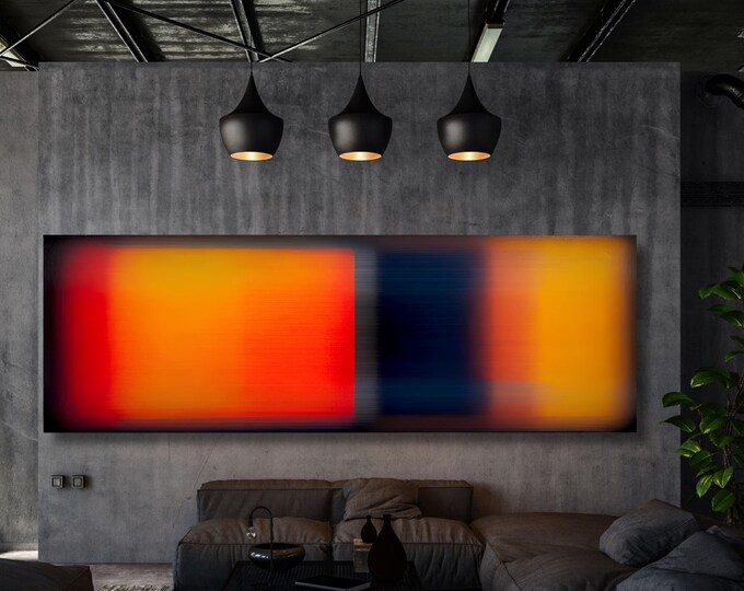 Mark Rothko Canvas Art, Large Abstract Wall Print, Exhibition Style Home Decor