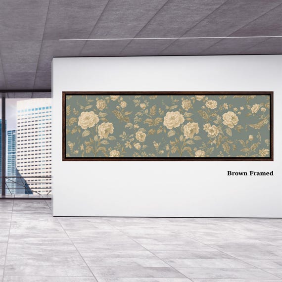 William Morris Canvas Print, Vintage Floral Wall Art,Arts & Crafts Poster, Botanical Canvas, William Morris Exhibition Style Deco canvas art