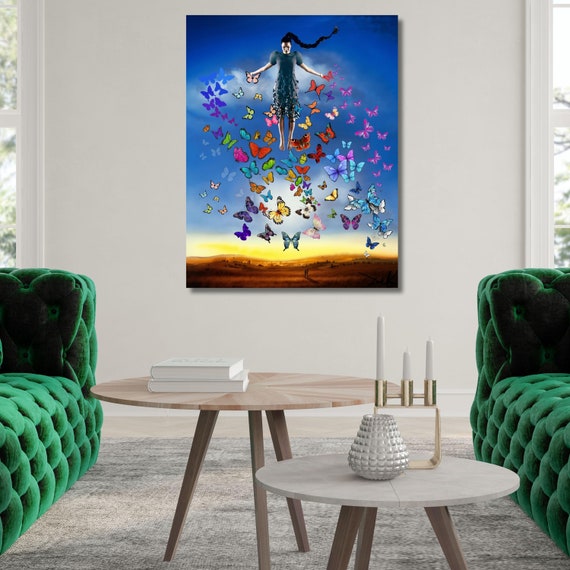 Christmas Gift Banksy Wall Art, Graffiti Wall Art Gift Canvas Wall Art, Banksy Street Art, Trendy Wall Decor, Christmas Gift Banksy Poster