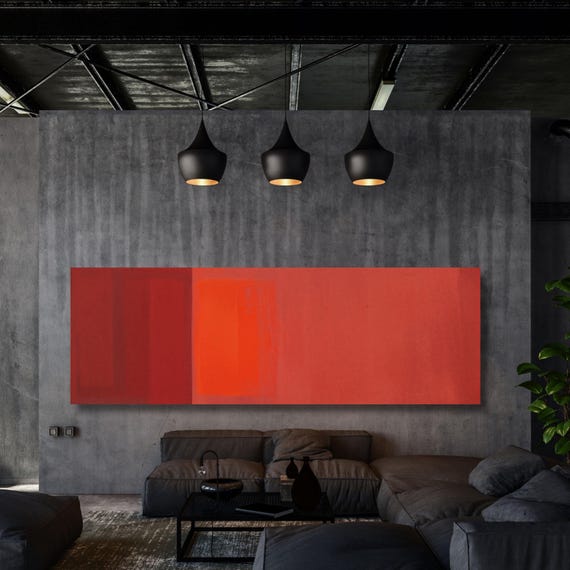 Panoramic Mark Rothko Canvas Art Famous Art,Canvas Large Wall Art,Vintage Art,Rothko Art,Gift Rothko  Wall Art Prints, Rothko Exhibition art