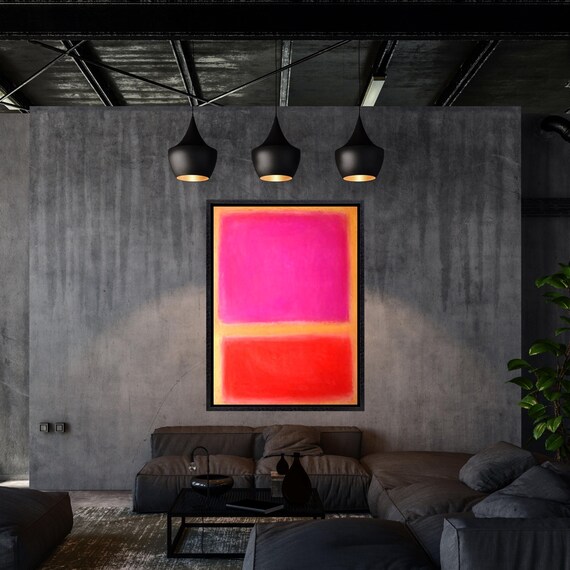 Rothko Abstract Canvas Art Print: Modern Wall Decor