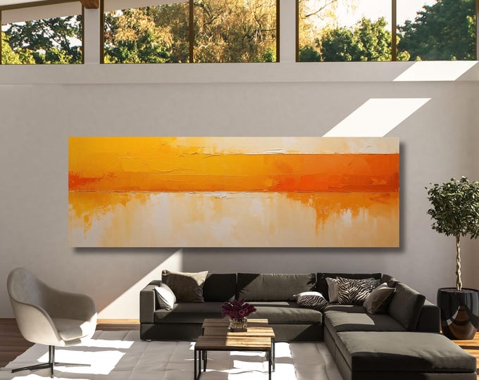 Panoramic Mark Rothko style Canvas Art Famous Art,Canvas Large Wall Art,Vintage Art,Rothko Art,Gift Rothko Wall Art Rothko Sun Exhibition