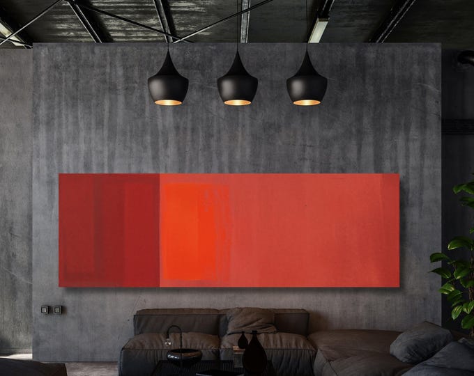 Panoramic Mark Rothko Canvas Art Famous Art,Canvas Large Wall Art,Vintage Art,Rothko Art,Gift Rothko  Wall Art Prints, Rothko Exhibition art