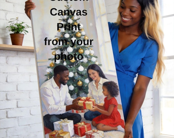 Custom Photo Canvas Print – Personalized Wall Art for Home Decor