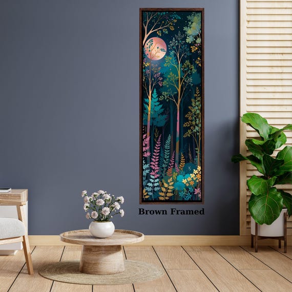 Vertical Forest Canvas Print: Tall Tree, Mountain Wall Art