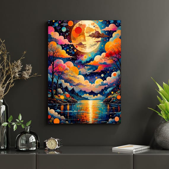 Gustav Klimt Canvas Wall Art Klimt Print, Klimt Canvas Poster, Gustav Klimt Poster, Klimt Exhibition Painting, Flower Garden Flower Market