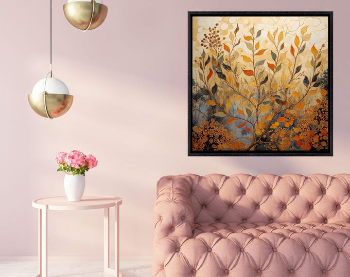 Gustav Klimt Inspired Landscapes canvas Plain Tree Canvas Henri Matisse Watercolor Lake Lights Matisse Incredible Symbolic Abstract Canvas