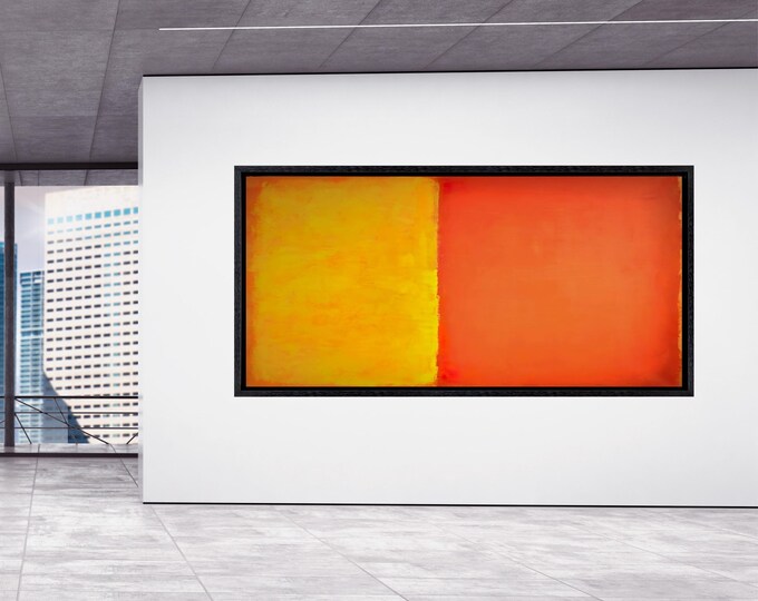 Panoramic Mark Rothko Canvas Art Famous Art,Canvas Large Wall Art,Vintage Art,Rothko Art,Gift Rothko  Wall Art Prints, Rothko Exhibition art