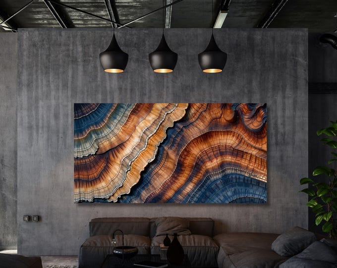 Tree Rings Canvas Wall Art Elegant Natural Wall Art Great Design Solution for Echo Tree Ring Print stump,Tree ring Wood Canvas art Texture