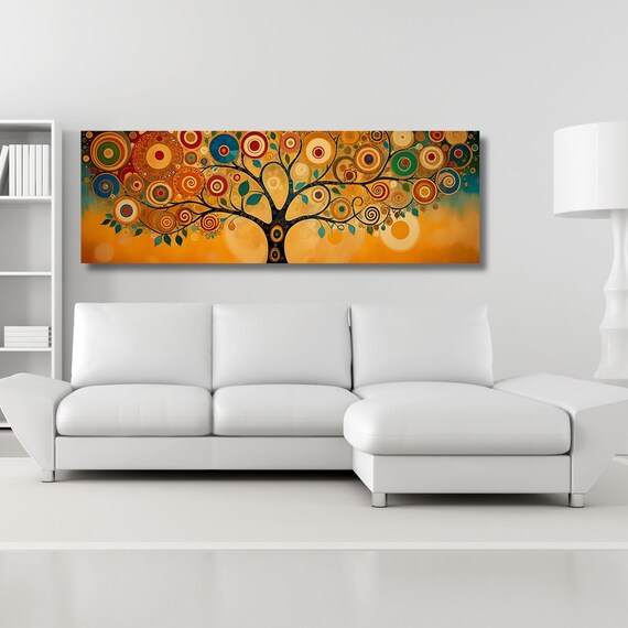 Gustav Klimt Tree of Life Canvas Print: Extra Large Wall Art